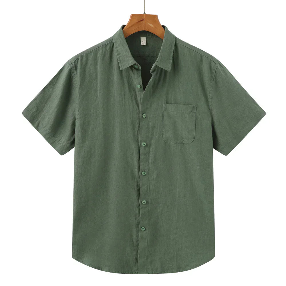 ECHELON™ | LINEN SHORT-SLEEVE SHIRT