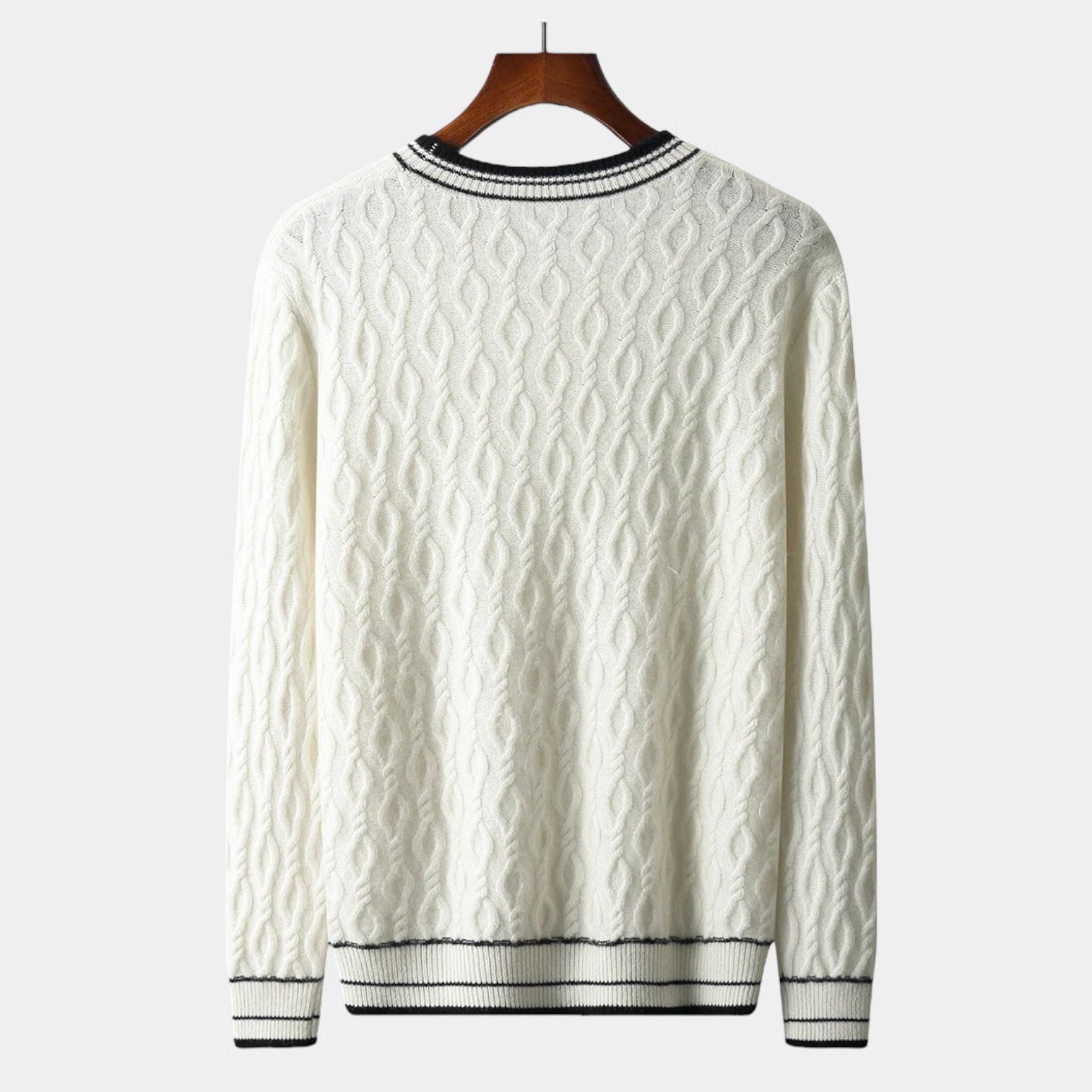 ECHELON™ | WOOL ROUND NECK KNITTED SWEATER