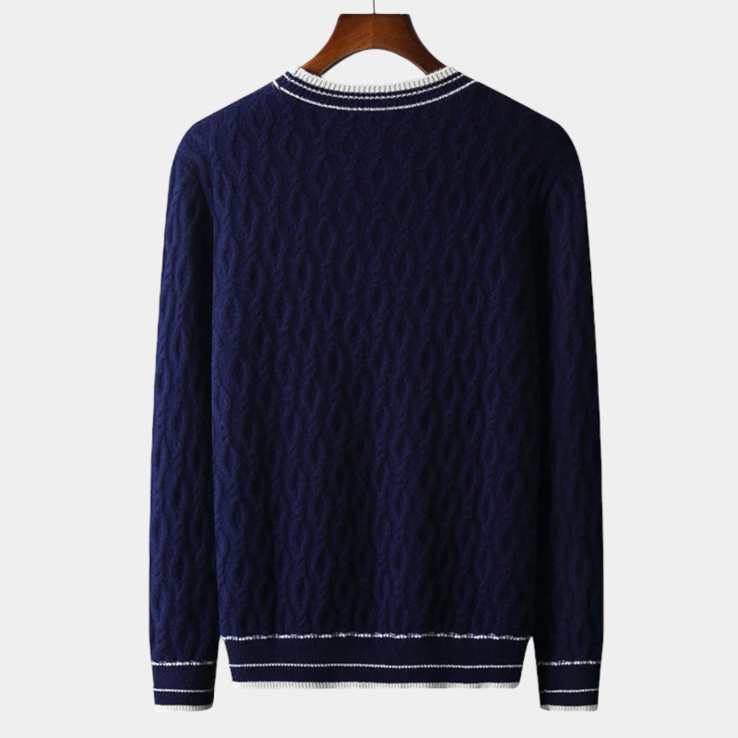 ECHELON™ | WOOL ROUND NECK KNITTED SWEATER