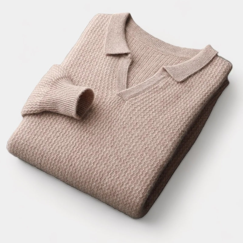 ECHELON™ | WOOL FLAP COLLAR SWEATER