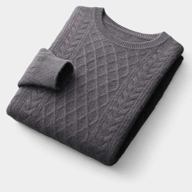 ECHELON™ | WOOL JACQUARD SWEATER