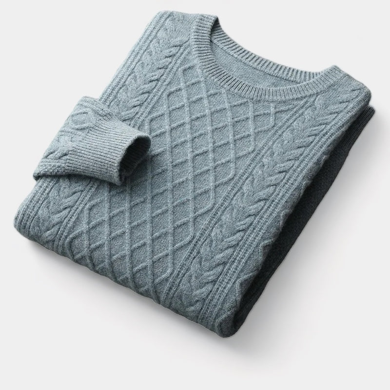 ECHELON™ | WOOL JACQUARD SWEATER