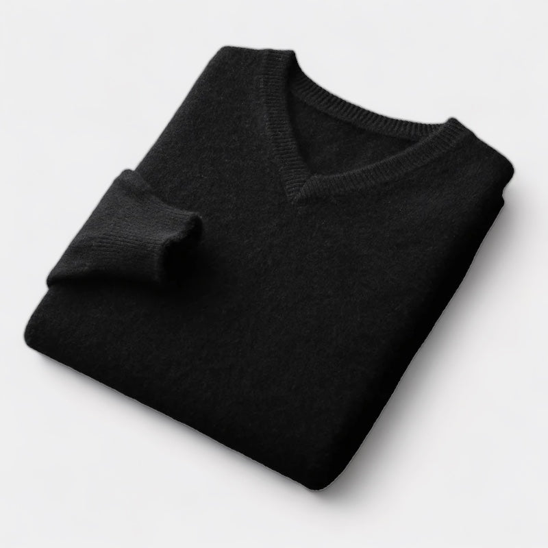 ECHELON™ | WOOL V-NECK SWEATER