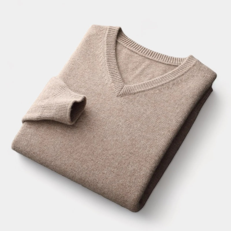 ECHELON™ | WOOL V-NECK SWEATER