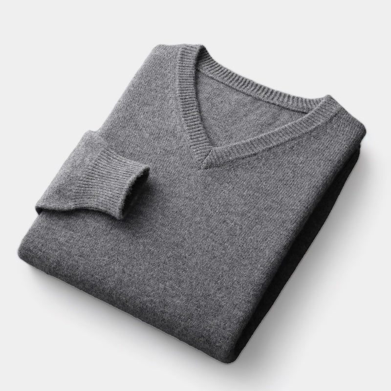 ECHELON™ | WOOL V-NECK SWEATER