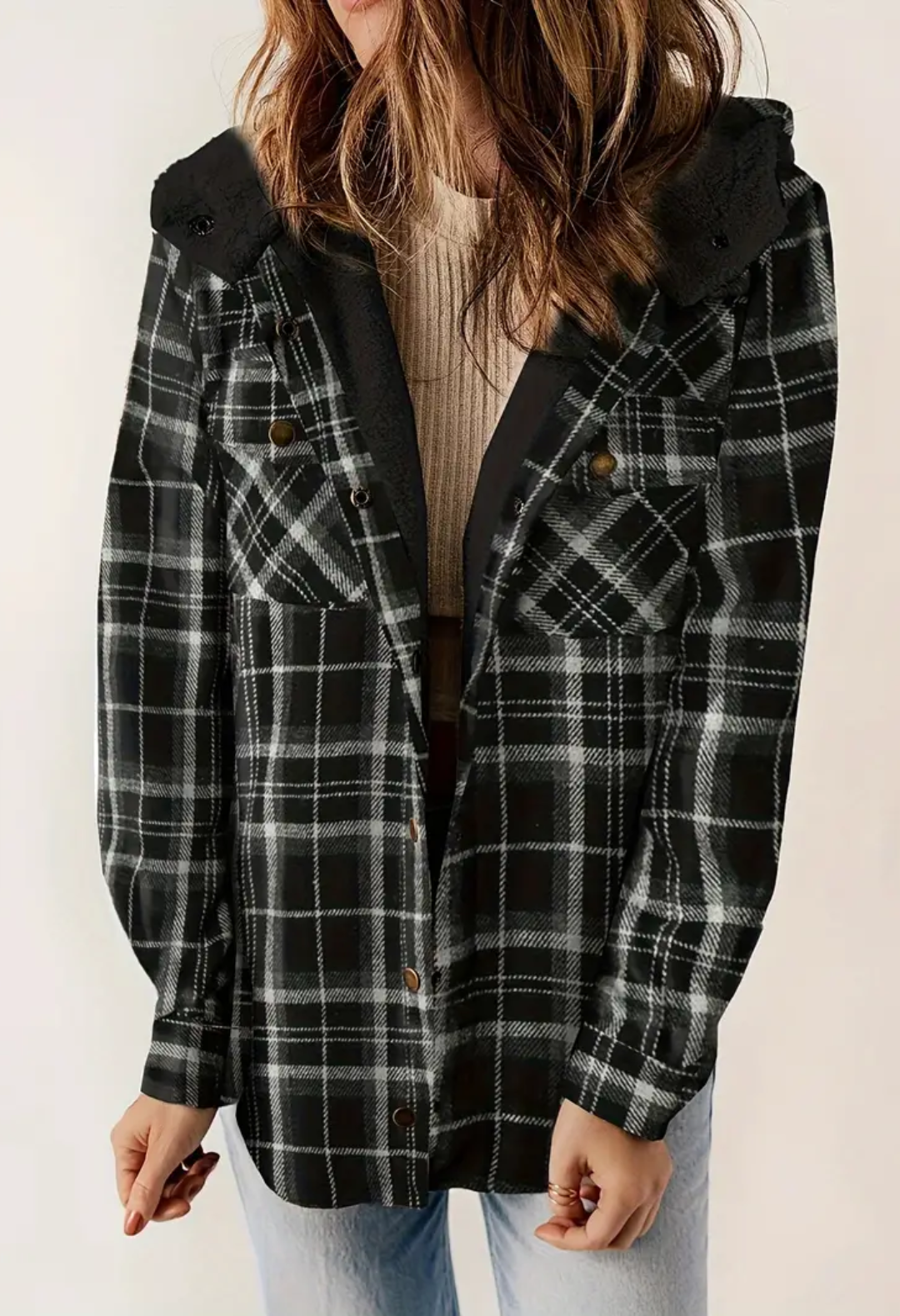 ECHELON ™ | Fuzzy Flannel Hoodie