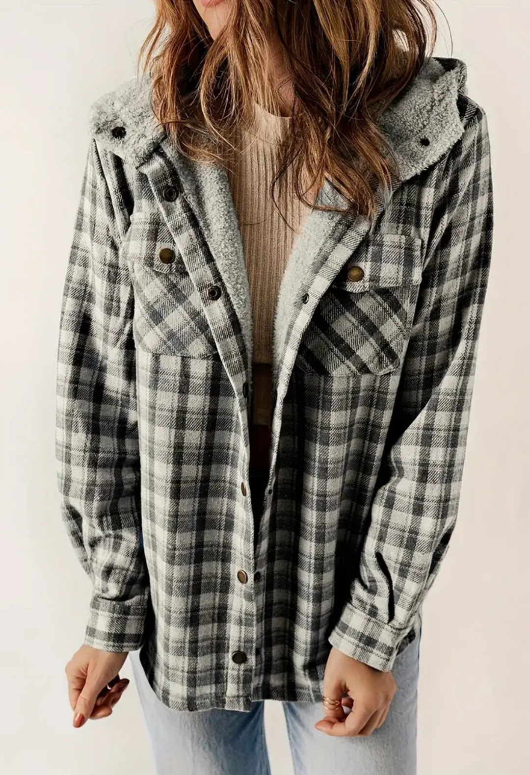 ECHELON ™ | Fuzzy Flannel Hoodie